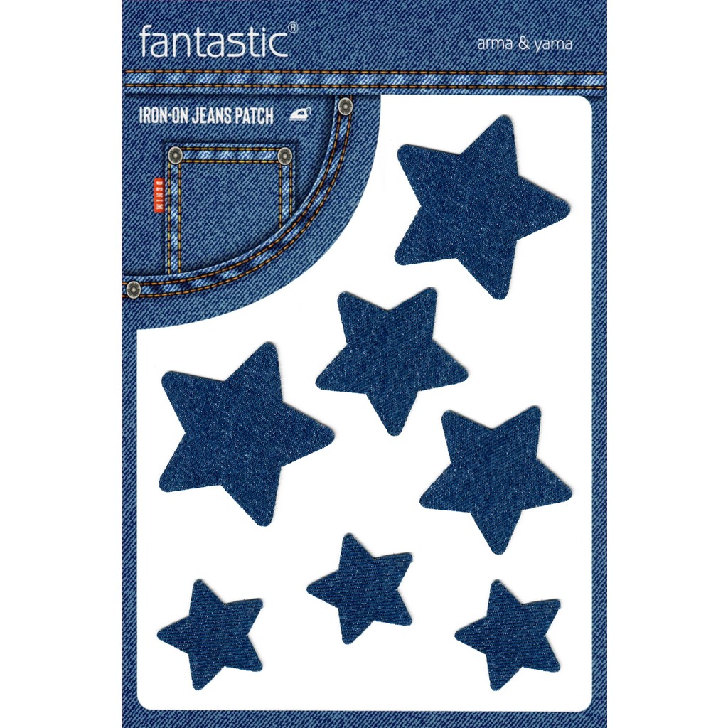 Ütü ile Yapışan Kot Arma Patch Kot Yaması, Denim, Jeans Onarım & Dekoratif Amaçlı Yıldız Şeklinde Koyu Mavi Renkte Yıldız Şekilli Patch Giyim & İç Giyim Fiyatı