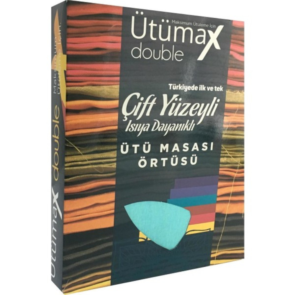 Ütümax Double Isıya Dayanıklı keçeli(çift yüzeyli)Ütü Masası Örtüsü Ütü Masaları ve Aksesuarları Fiyatı