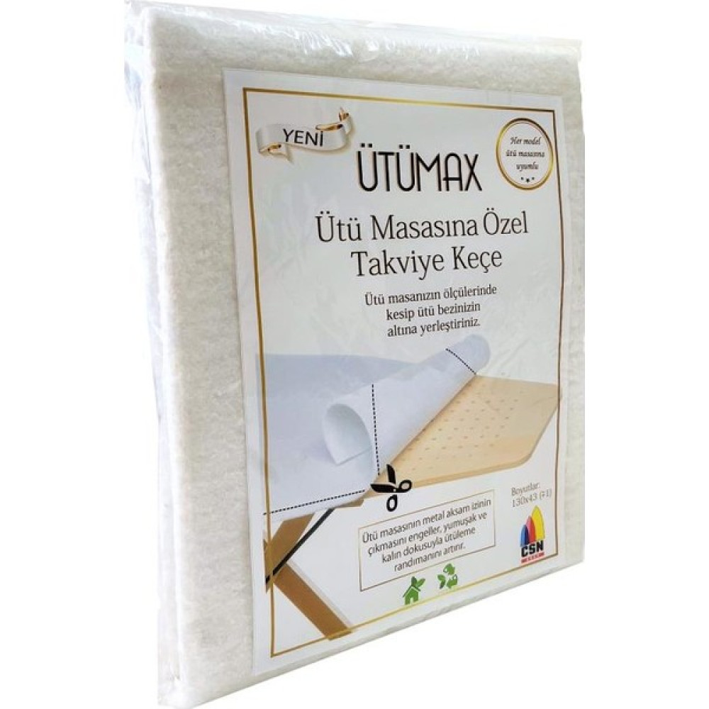 Ütümax Ütü Masası Özel Keçe 43X130 Ütü Masaları ve Aksesuarları Fiyatı