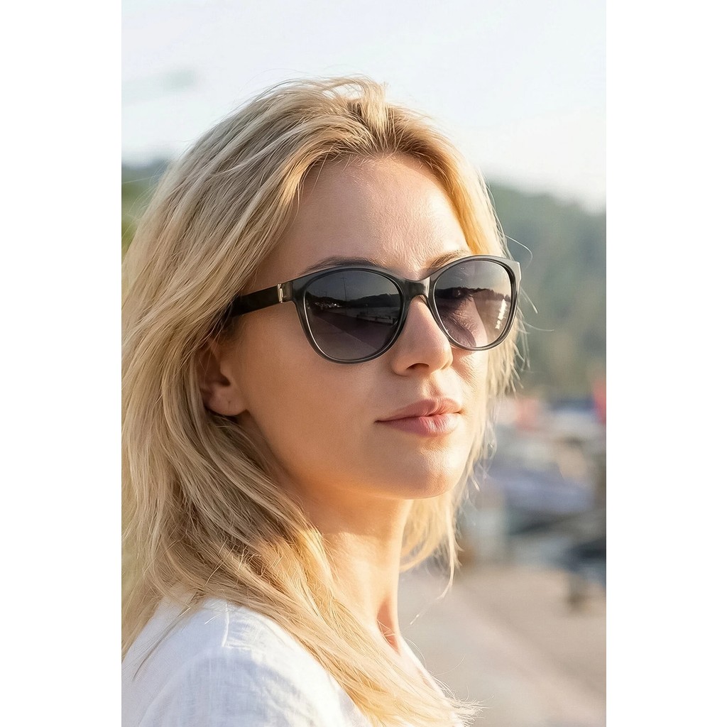 UV400 Polarize Kadın Güneş Gözlüğü 1350 C8201 - TR90 Esnek Dayanıklı Çerçeve - Füme Güneş Gözlükleri Fiyatı