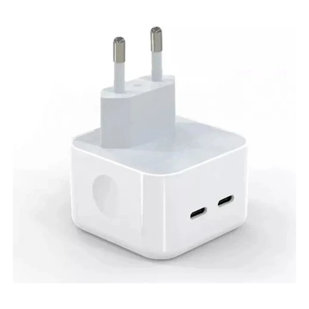 Uva Apple iPhone Apple iPad Apple Watch Apple Airpods Uyumlu 35W Çift Usb-C Bağlantı Şarj Aleti Adaptör - Beyaz Cep Telefonu Şarj Cihazı Fiyatı