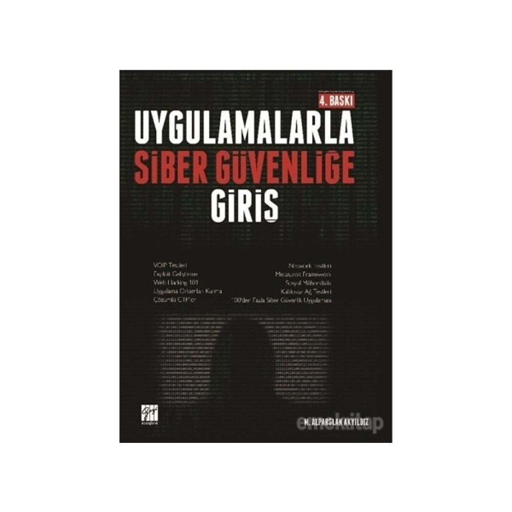 Uygulamalarla Siber Güvenliğe Giriş - M. Alparslan Akyıldız Bilgisayar Kitapları Fiyatı