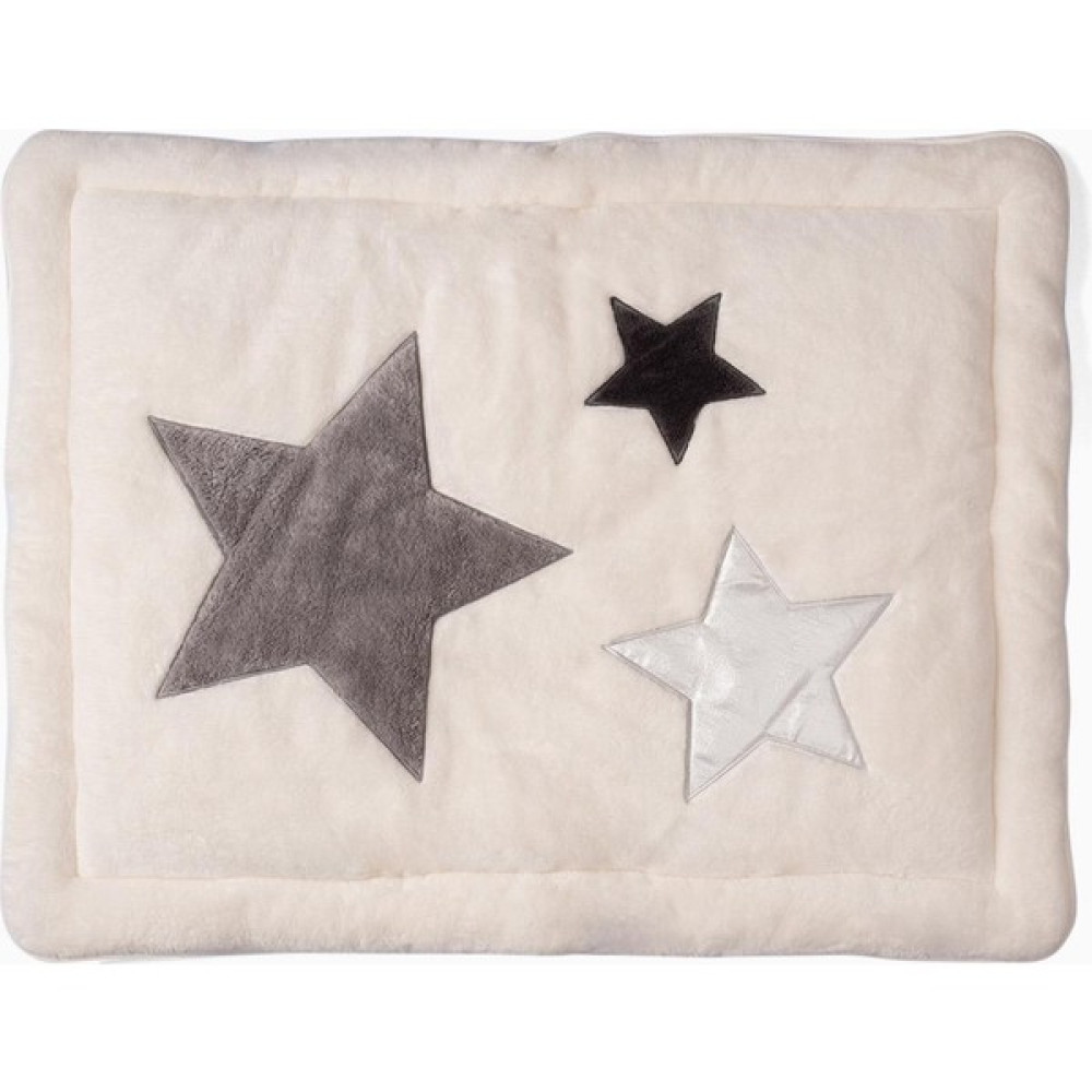 Uygun Bebe Yıldızlar Emekleme Minderi Oyun Matı 75X95X5 cm Ekru - 75 x 90 cm Oyuncak Fiyatı