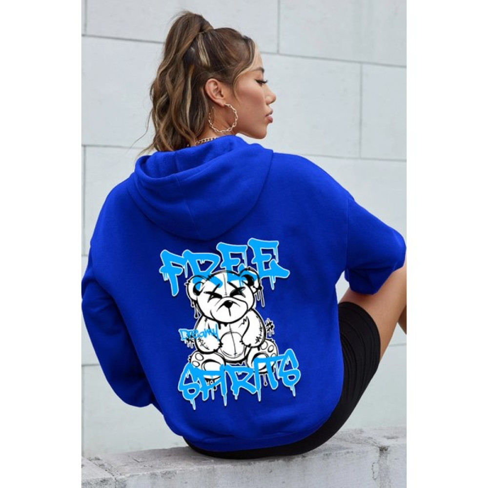 Uygun Tarz Free Grafiti Sırt Baskılı Sweatshirt Bayan Sweatshirt Fiyatı