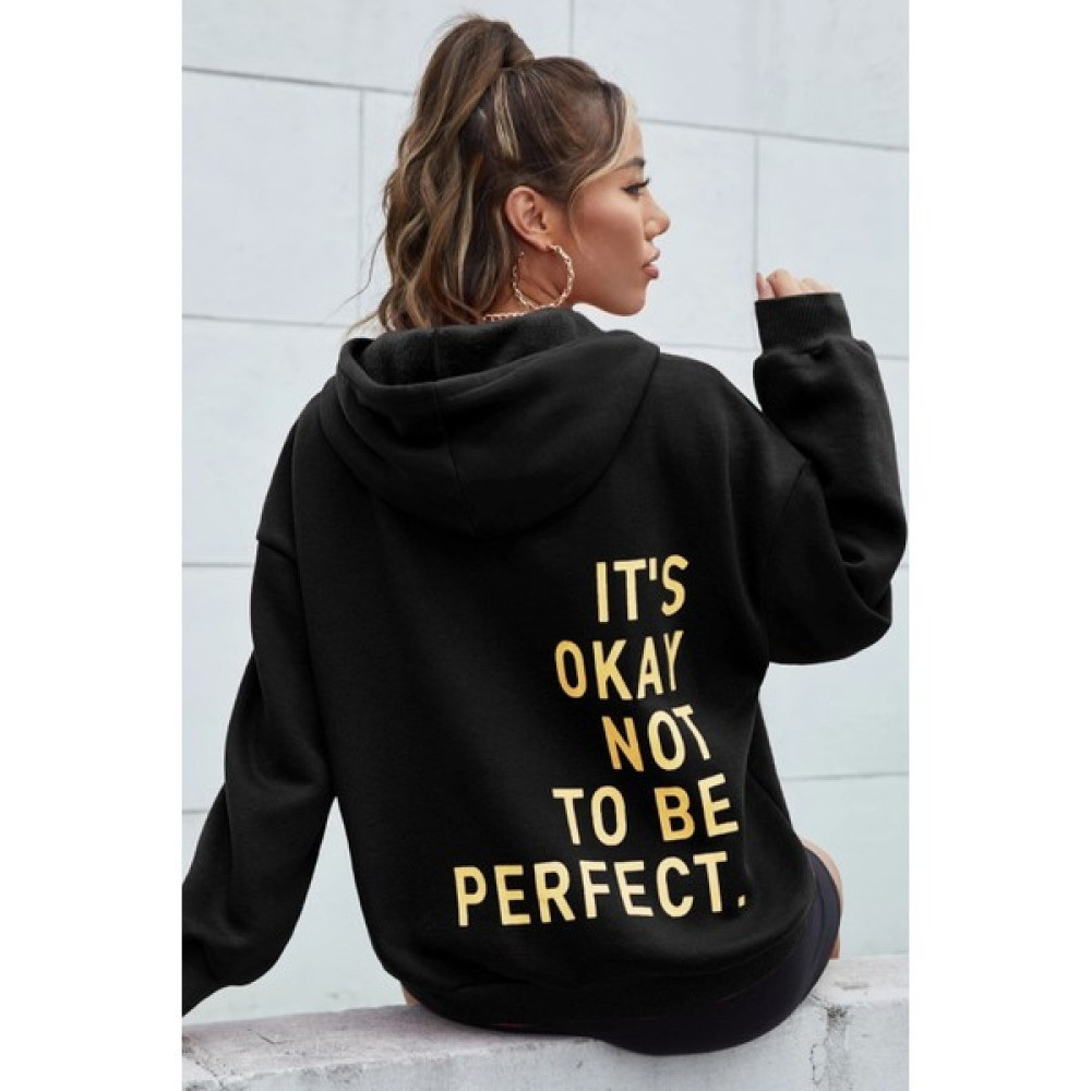Uygun Tarz Sırt Its Okay Not To Be Perfect Baskılı Sweatshirt Bayan Sweatshirt Fiyatı