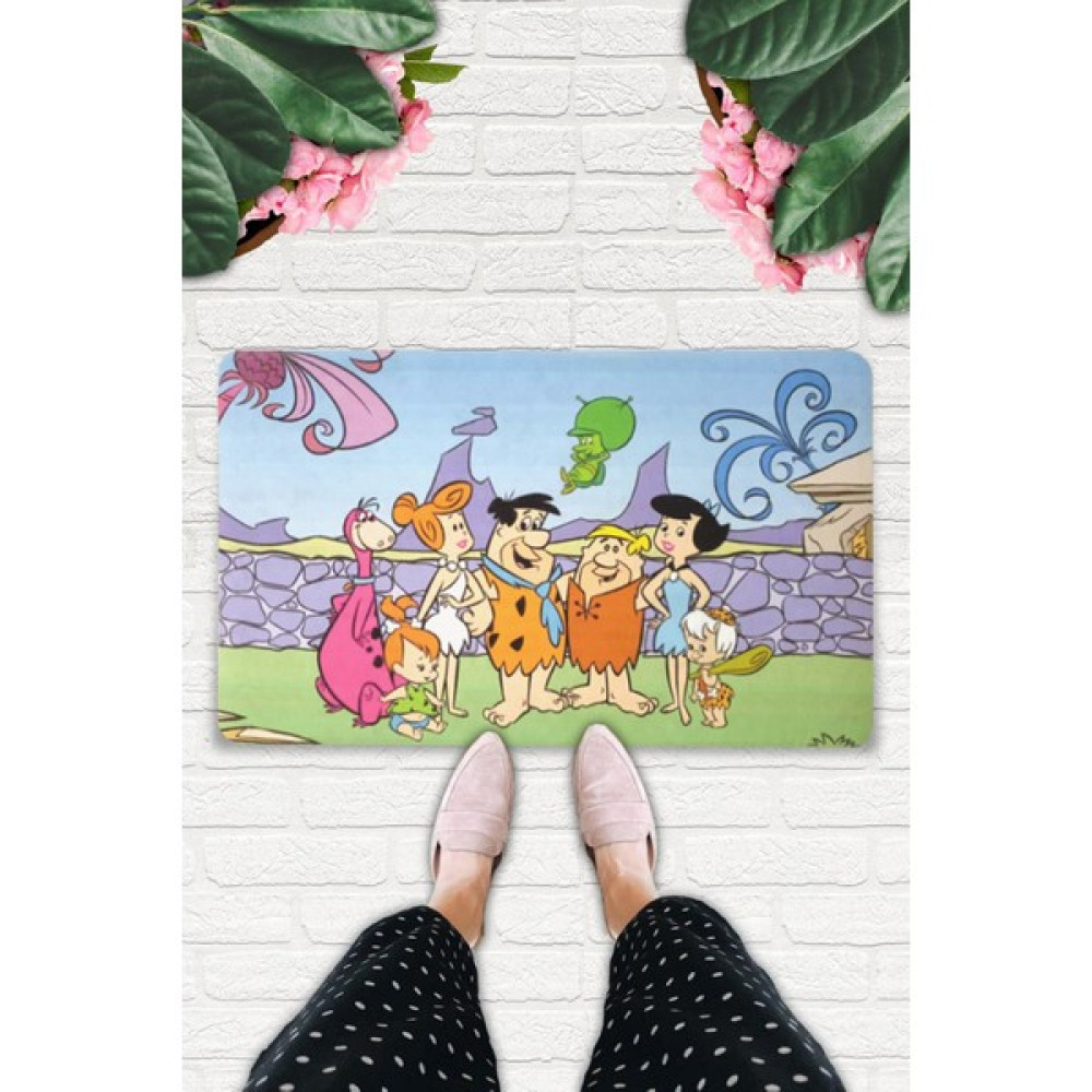 Uygur Home Çakmaktaşlar Temalı Dekoratif Çok Amaçlı Paspas (Kapıönü, Banyo, Bilgisayaraltı,çocuk Odası Vb.) - 45 x 70 cm - Renkli Paspas Fiyatı