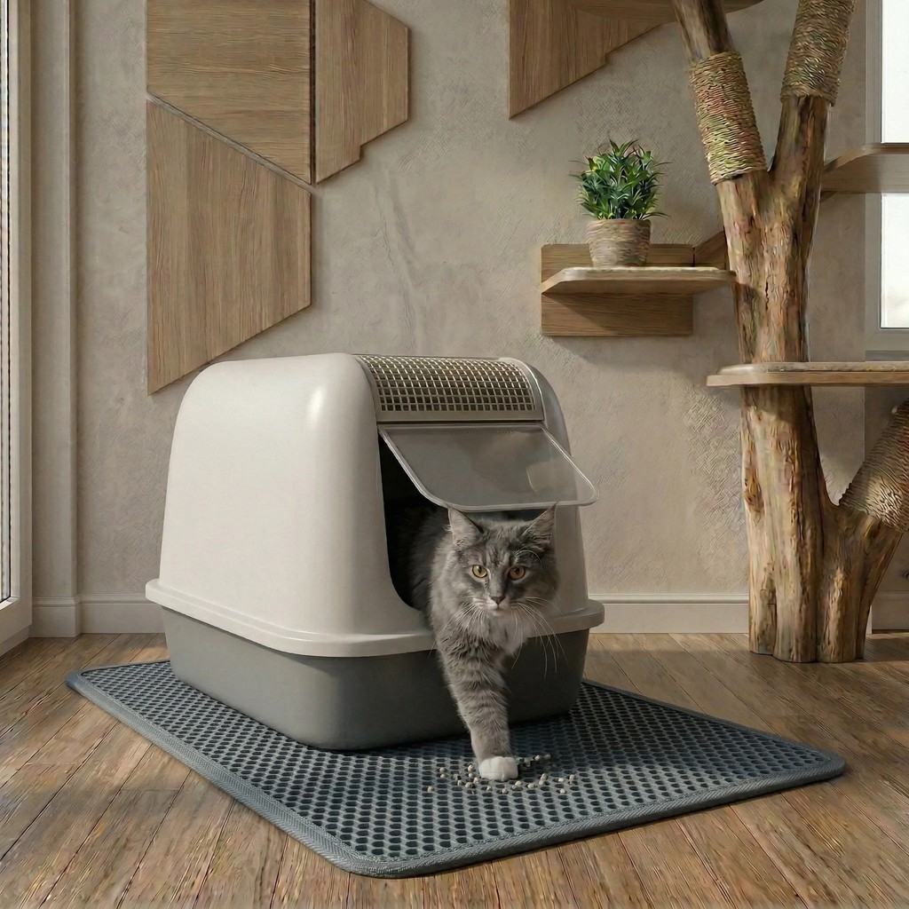 Uygur Home Kedi Tuvalet Önü Paspası - Kedi Kum Paspası - 40 x 60 cm - Gri Evcil Hayvan Ürünleri Fiyatı