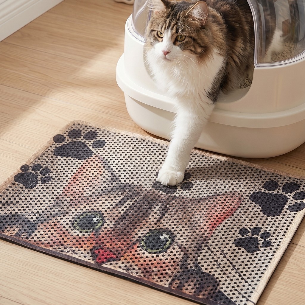 Uygur Home Kedi Tuvalet Önü Paspası - Kedi Kum Paspası - 40 x 60 cm - Kahverengi - Siyah Araca Özel Paspaslar Fiyatı