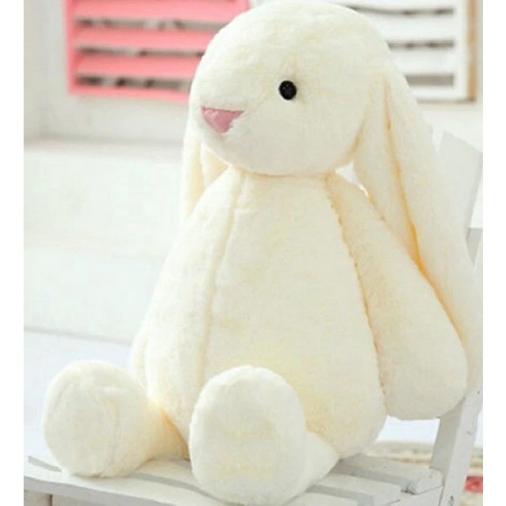 Uyku Arkadaşım Uzun Kulak Bunny Peluş Tavşan 65 cm - Beyaz Bebek Oyuncakları Fiyatı