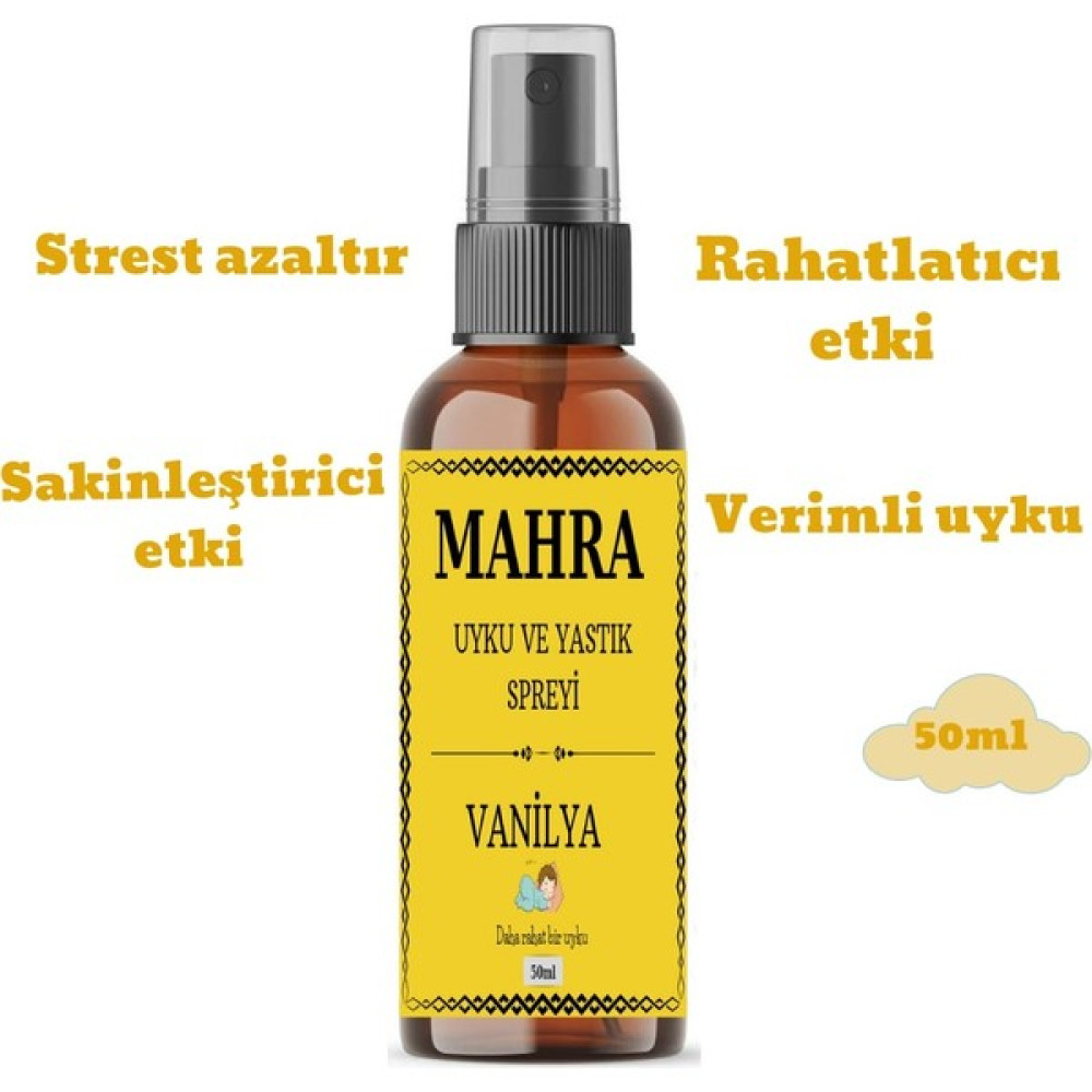 Uyku ve Yastık Spreyi Vanilya Rahatlatıcı Uyku ve Dinlenme Spreyi 50 ml Oda Kokusu Fiyatı
