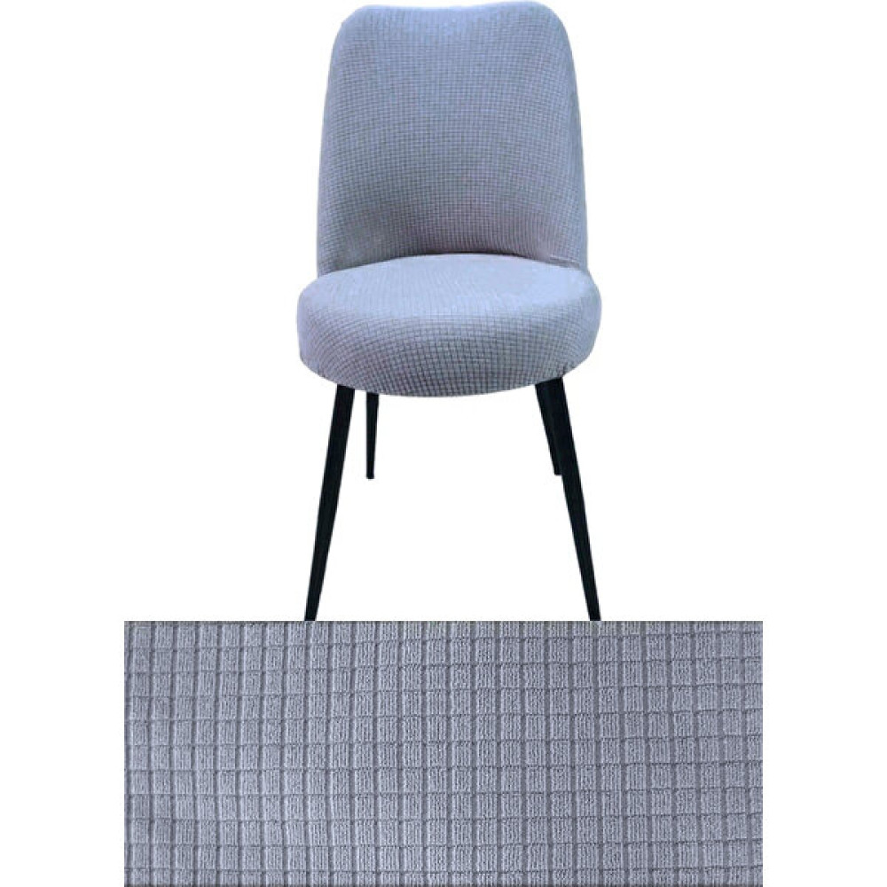 Uytm Pitikare Sandalye Kılıfı Retro Oval Sandalye Örtüsü Sandalye Kılıfı_1 Adet - 35 x 45 cm - Gri Koltuk & Kanepe Örtüsü Fiyatı