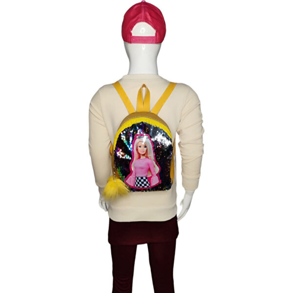 Uz Giyim Aksesuar Barbie Temalı Mini Sırt Çantası Okul Öncesi Çantası Işıklı Pullu Çanta Unisex Çanta & Cüzdan ve Seyahat Çantaları Fiyatı