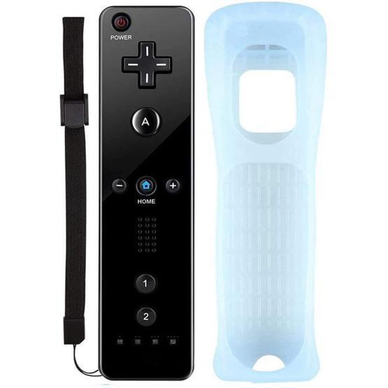 Uzaktan Kumanda Dahili Hareket Plus Sensörü Silikon Kılıf ve Bilek Kayışı Oyun Kumandası Oyun Kumandası Pedi Nintendo WiiU/Wii Konsolu için Analog Joystick