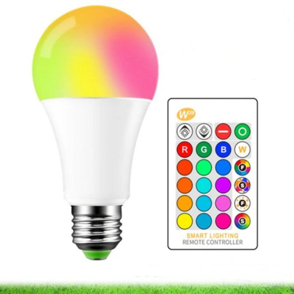 Uzaktan Kumandali Rgb Led Ampul 9 Watt 16 Renk Led Rgb Ampul TV Aksesuarları Fiyatı