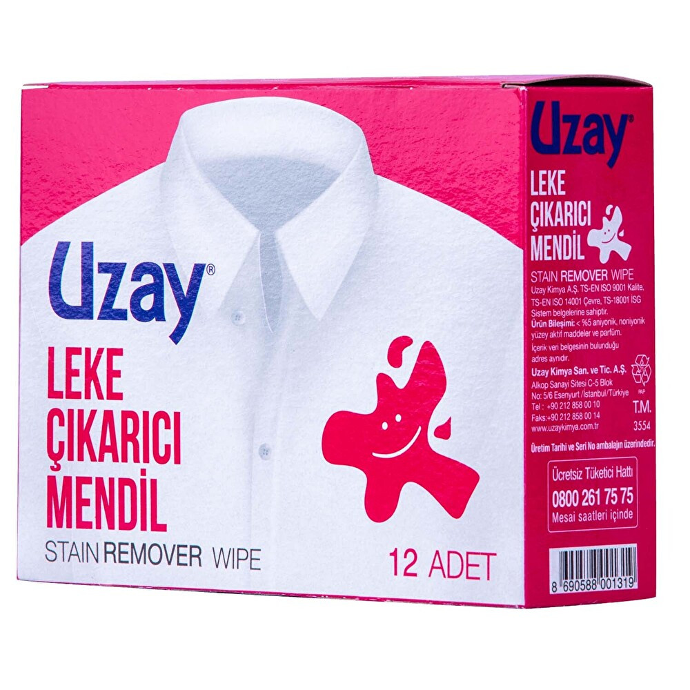 Uzay Leke Çıkarıcı Mendil 12' li Çamaşır Makinesi Ürünleri Fiyatı