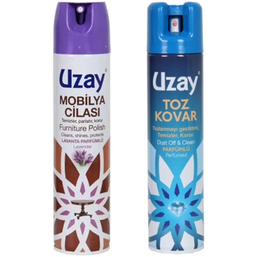 Uzay Mobilya Bakım Cilası 300 ml Lavanta ve Toz Kovar Sprey 300 ml Parlatıcı ve Temizleyiciler Fiyatı