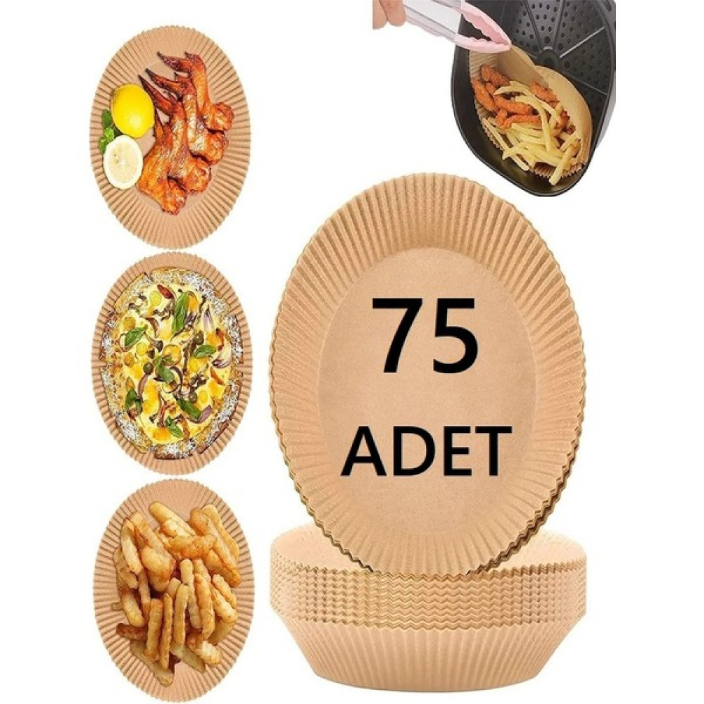 Uzaypix 75 Adet Airfryer Yağlı Kağıt Pişirme Kağıdı - Açık Kahverengi Pişirme Kağıdı Fiyatı