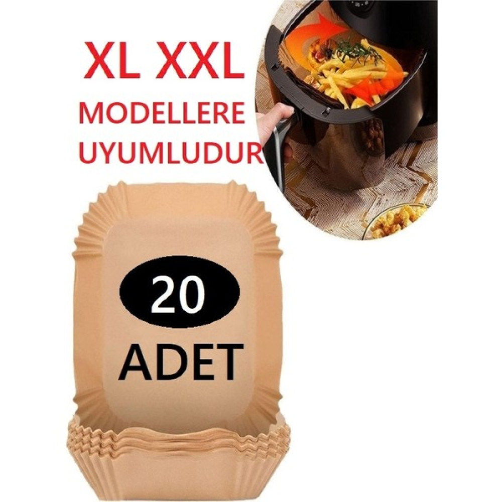 Uzaypix Xxl Xl Modeller Için 20 Adet Airfryer Pişirme Kağıdı - Açık Kahverengi Pişirme Kağıdı Fiyatı