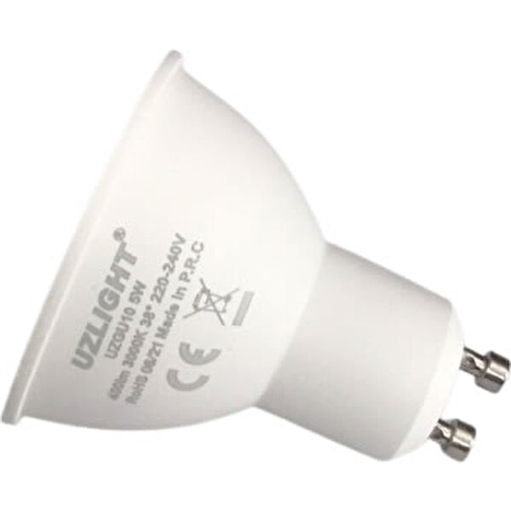 Uzlight 10 Adet 5W Led Ampul GU10 Duy Sarı Işık 3000K Uzlıght - 50 - 50 W Led Aydınlatmalar Fiyatı