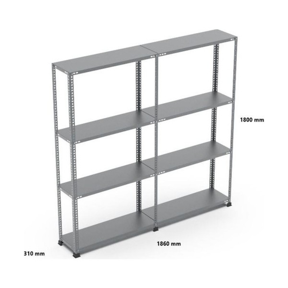 Uzman Grup Raf Sistemleri Uzman Grup Raf Çelik Raf 4 Raflı 2metre 2 Blok 31 x 93 Çelik Raf Depo Rafı Evrak Dolabı Fiyatı