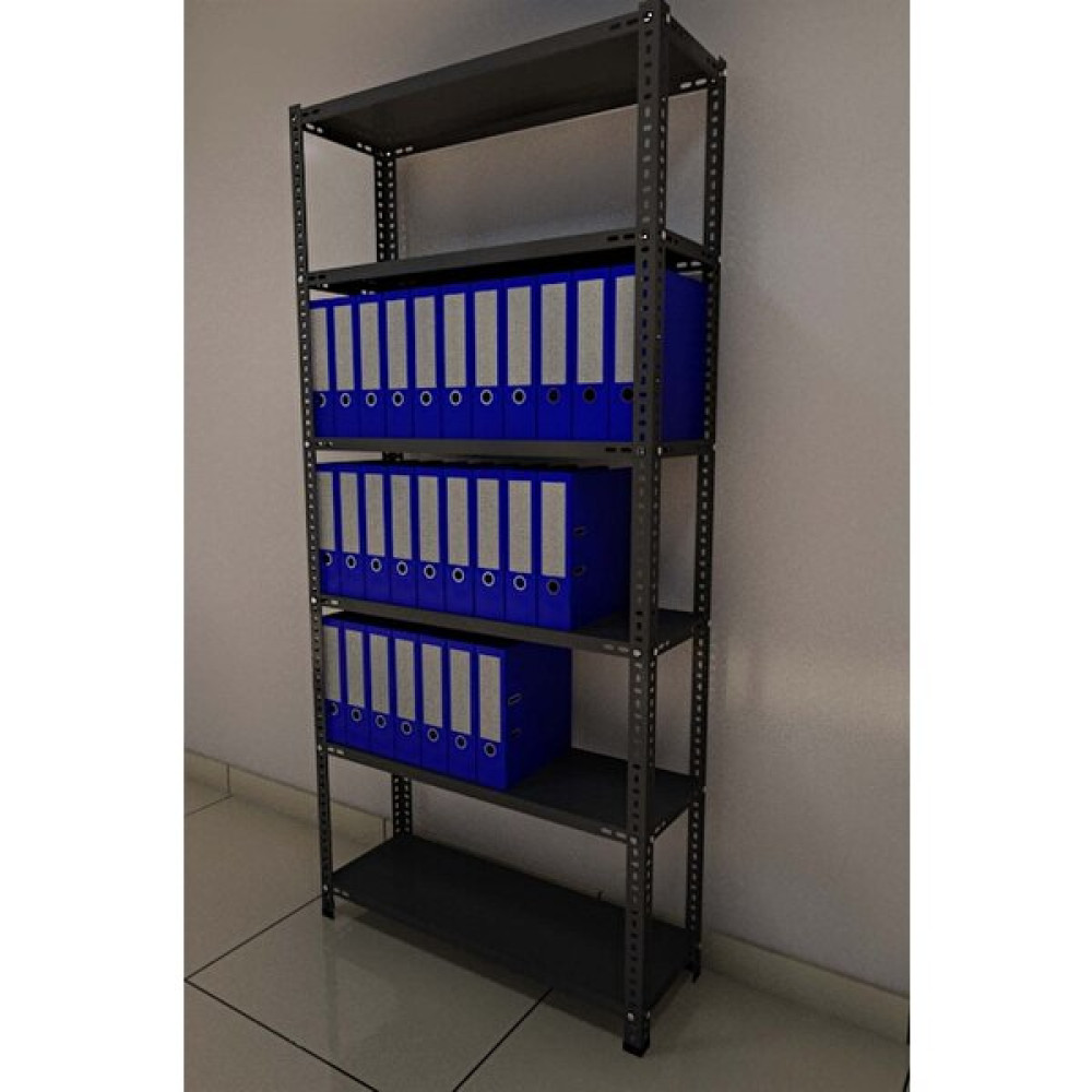 Uzman Grup Raf Sistemleri Uzman Grup Raf Çelik Raf-6 Raflı 2metre 59X75 Çelik Raf-Depo Rafı Evrak Dolabı Fiyatı