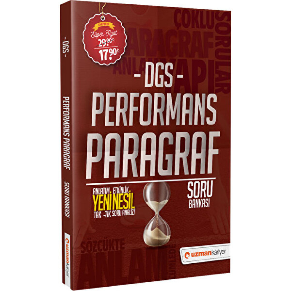 Uzman Kariyer DGS Performans Paragraf Soru Bankası DGS Fiyatı