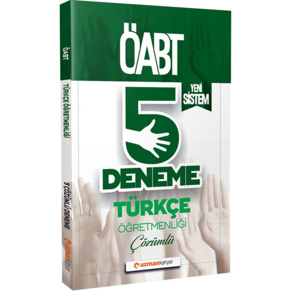 Uzman Kariyer ÖABT 2020 Türkçe Öğretmenliği Çözümlü 5 Deneme Ders Sınav Kitapları Fiyatı