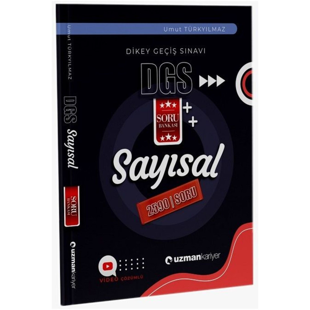 Uzman Kariyer Yayınları Uzman Kariyer Dgs Sayısal Soru Bankası Çözümlü - Umut Türkyılmaz Ders Sınav Kitapları Fiyatı