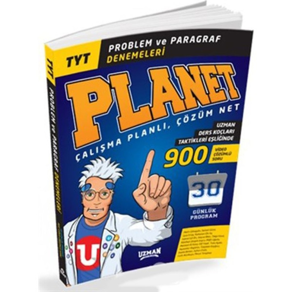 Uzman Yayınları Planet TYT Problem ve Paragraf Denemeleri - Çalışma Planlı Temel Yeterlilik Testi (TYT) Fiyatı