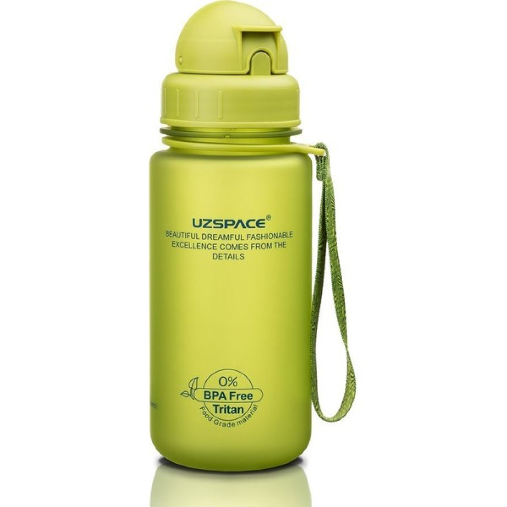 Uzspace 400 ml Tritan Yeşil Çocuk Matarası - Silikon Pipet Ağızlık Suluk Fiyatı