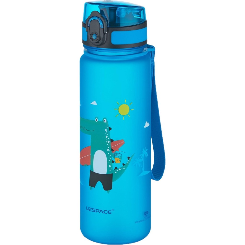 Uzspace Figürlü 500 ml Tritan Çocuk Su Matarası - Mavi Suluk Fiyatı