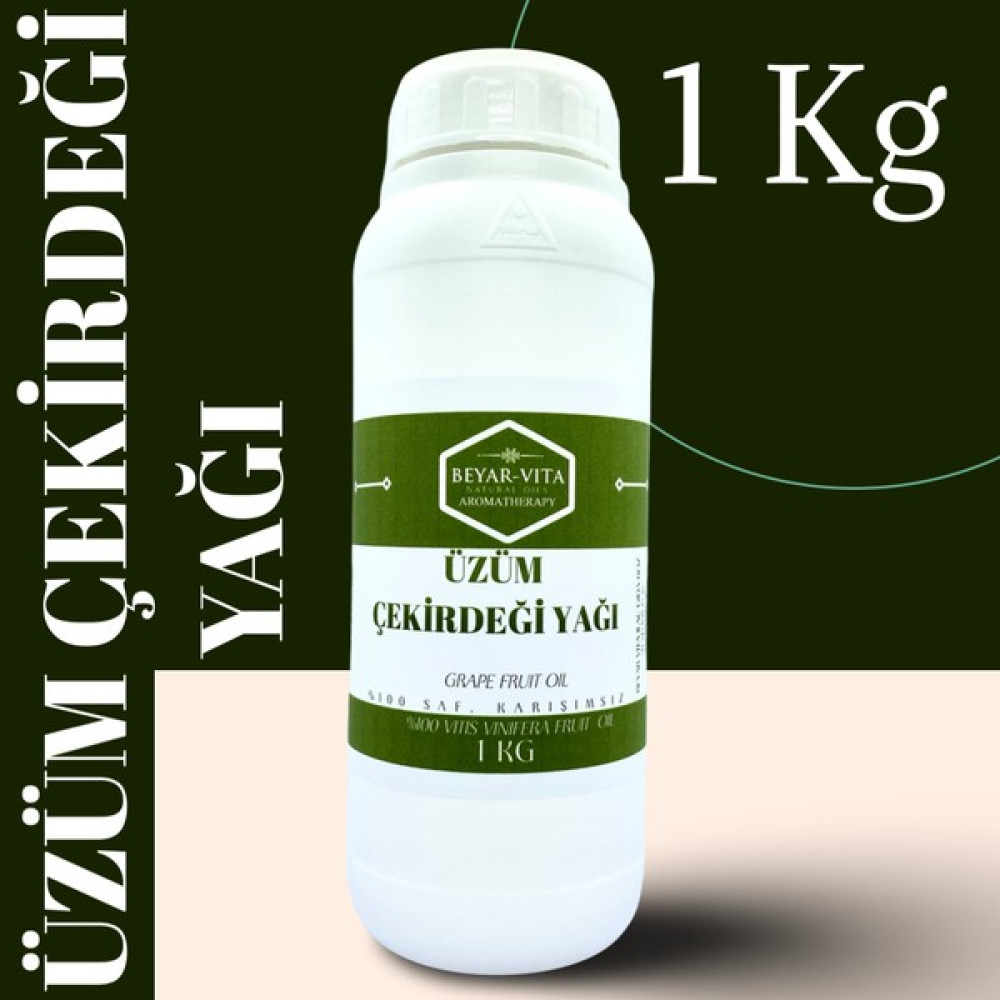 Üzüm Çekirdeği Yağı 1 Kg - Beyarvita Nemlendiriciler Fiyatı