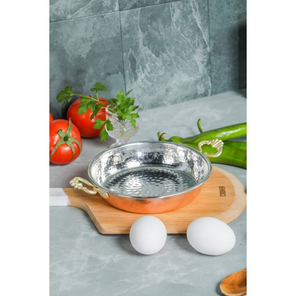 Üzüm Yaprağı Bakır Sahan 14 Cm Tavalar Fiyatı