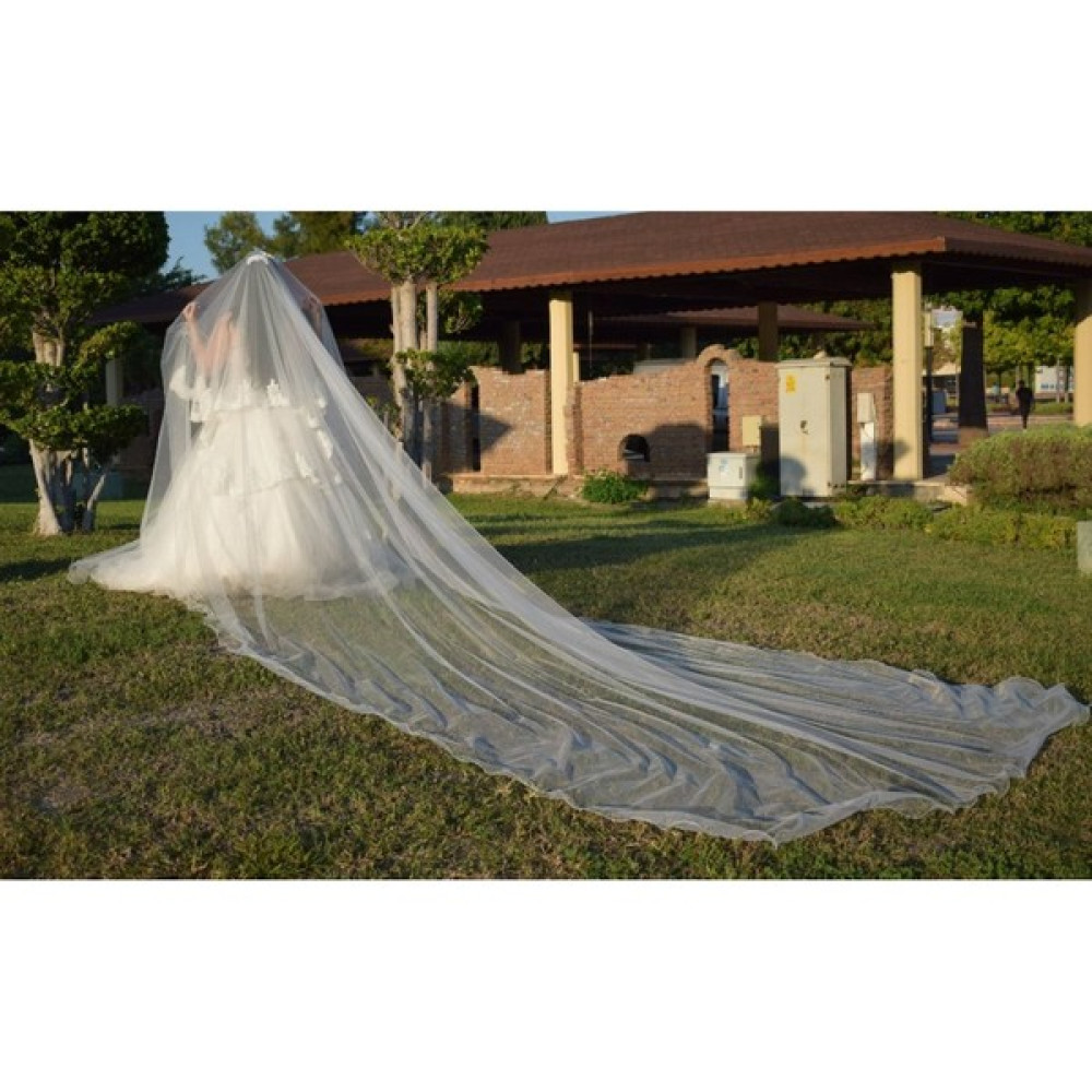 Uzun Gelinlik Veya Nikah Duvağı 1.kalite Tül 5 mt Boyunda Gelinlik Fiyatı