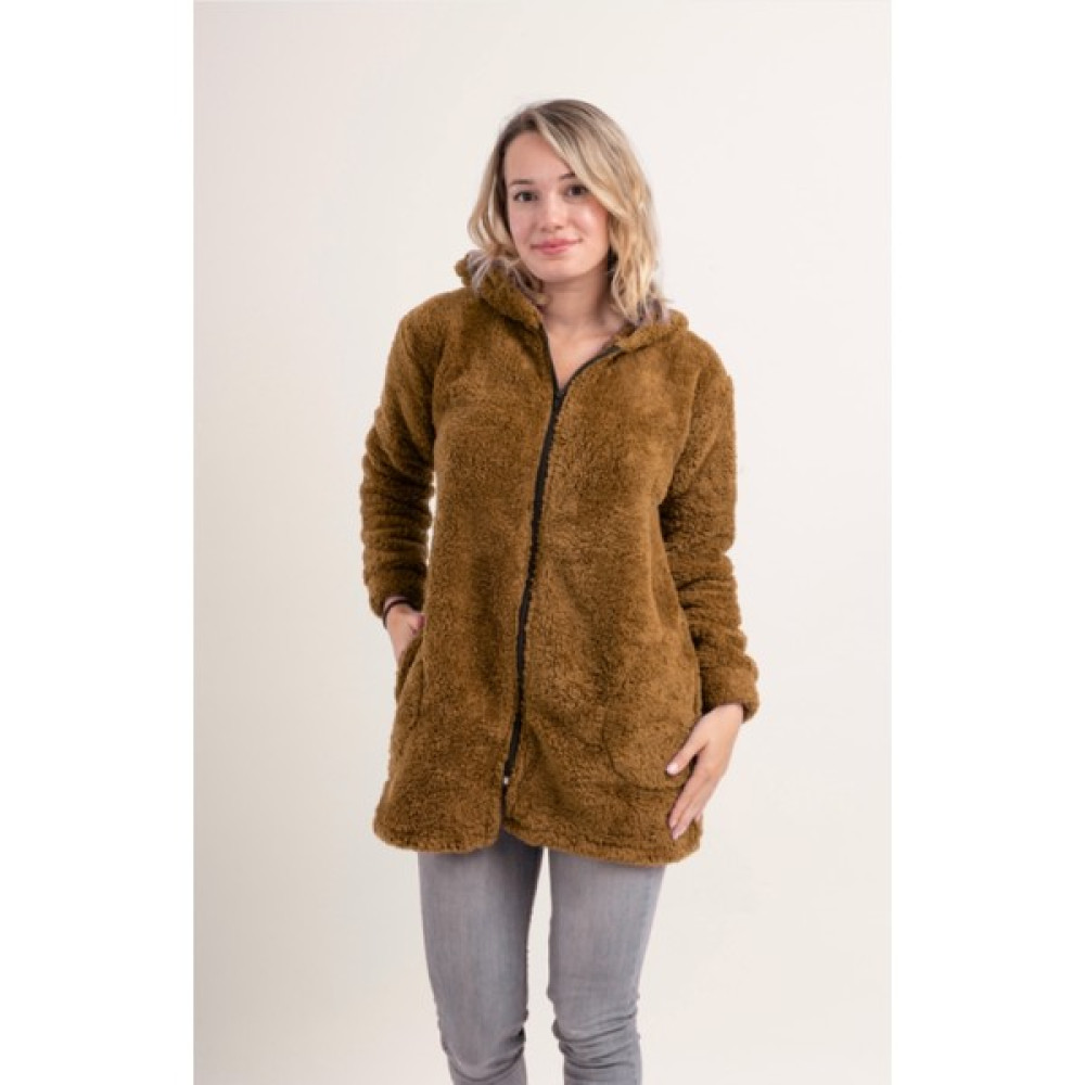 Uzun Tunik Welsoft Peluş Ceket Bayan Ceket Fiyatı