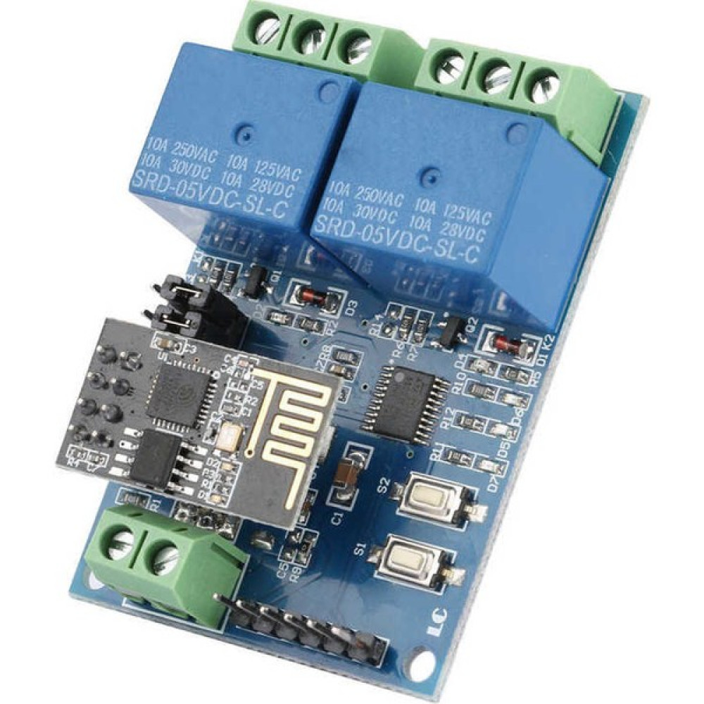 V ESP8266 Çift Kanallı Wifi Röle Modülü Iot Akıllı Ev Telefonu App Uzaktan Kumandalı Anahtar Yüksek Performans (Yurt Dışından) - Siyah - NA Prizler Fiyatı