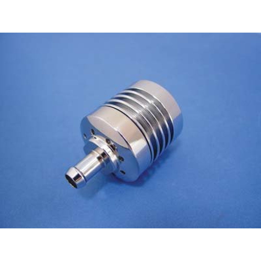 V-Twin 40-0457 Vented Breather Canister Chrome