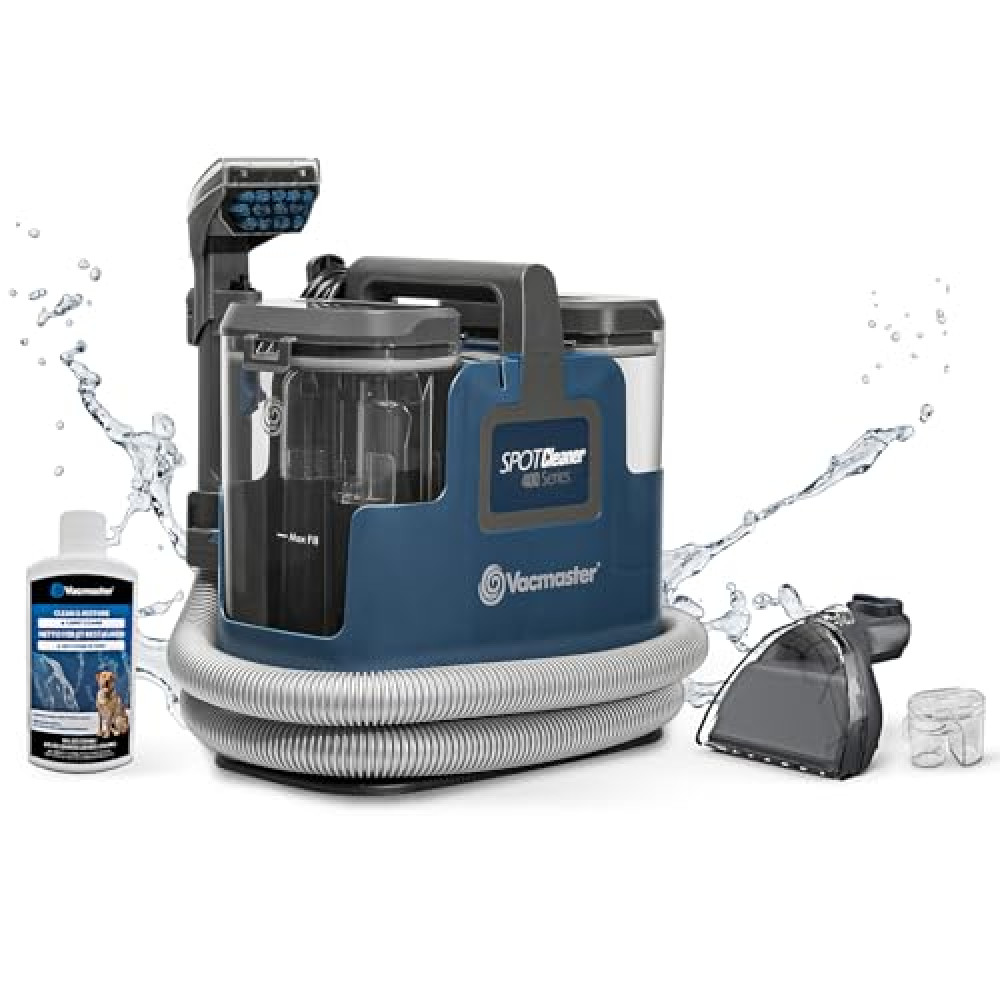 Vacmaster SCB301 400 Series Portable Carpet & Upholstery Spot Cleaner Machine, 15Kpa Power Suction with Versatile Tools for Pets, Area Rugs and Couches Carpet Washing Machines Fiyatı