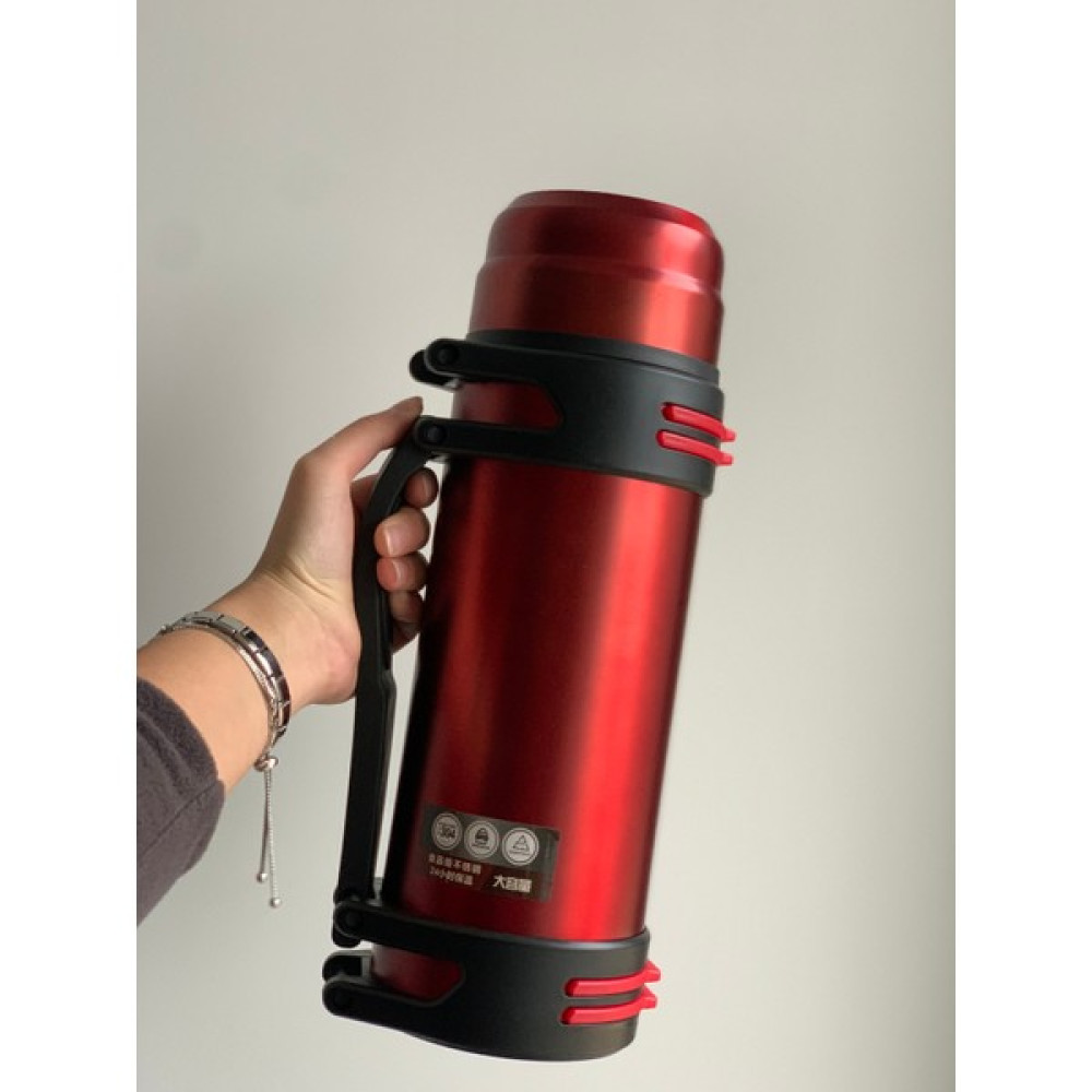 Vacuum Kırmızı Mat 2 Litre Kamp Dağcı Termos Kamp Mutfağı Fiyatı