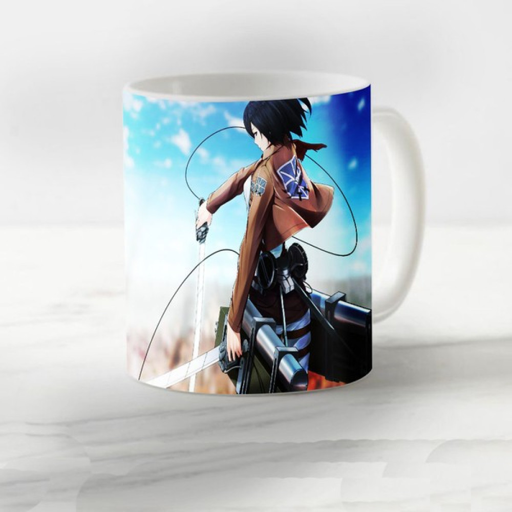 Vadi Burada Attack On Titan Anime Model 14 Kupa Bardak - 1 Adet - Beyaz - 299 ml Fincan / Bardak / Kahve Takımı Fiyatı