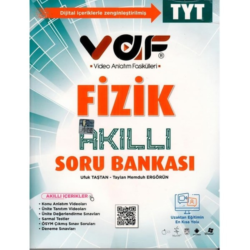 Vaf Yayınları TYT Fizik Soru Bankası Temel Yeterlilik Testi (TYT) Fiyatı