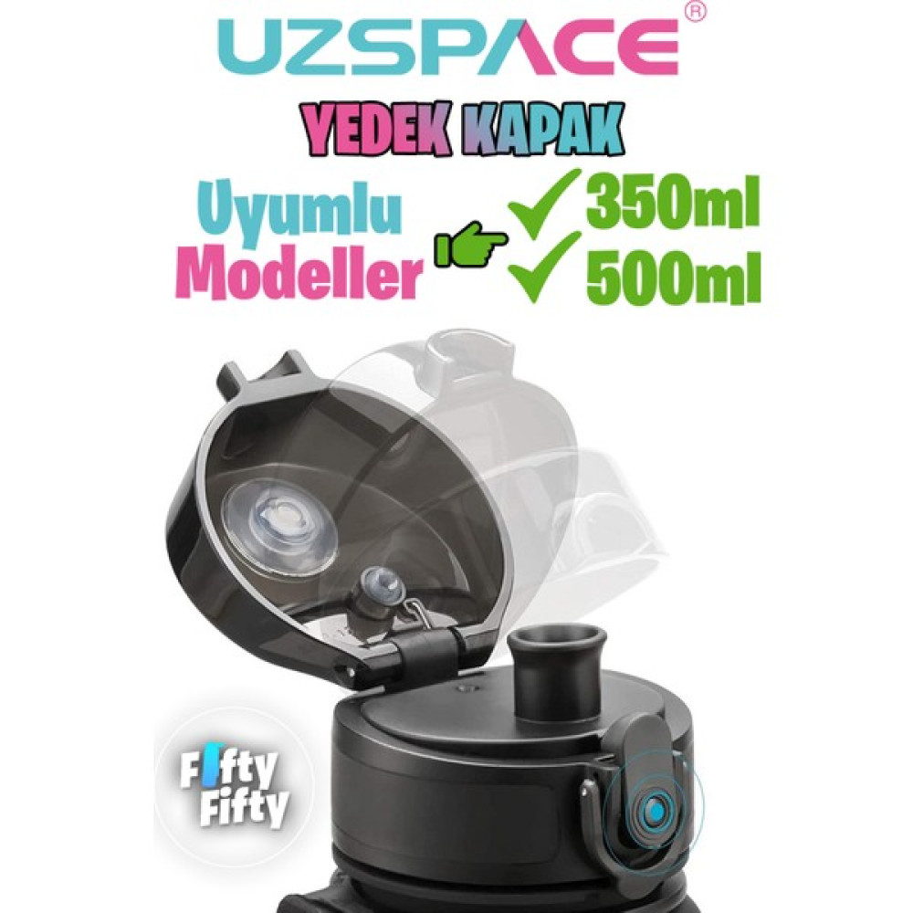 Vagon Uzspace 350-500ML Uyumlu Yedek Kapak - Küçük Suluk Fiyatı