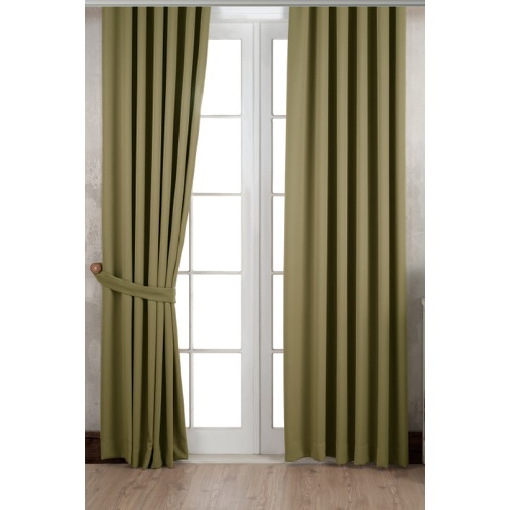 Vagonik Blackout Fon Perde 150 x 230 cm. Yeşil - 150 x 230 cm Fon Perde Fiyatı