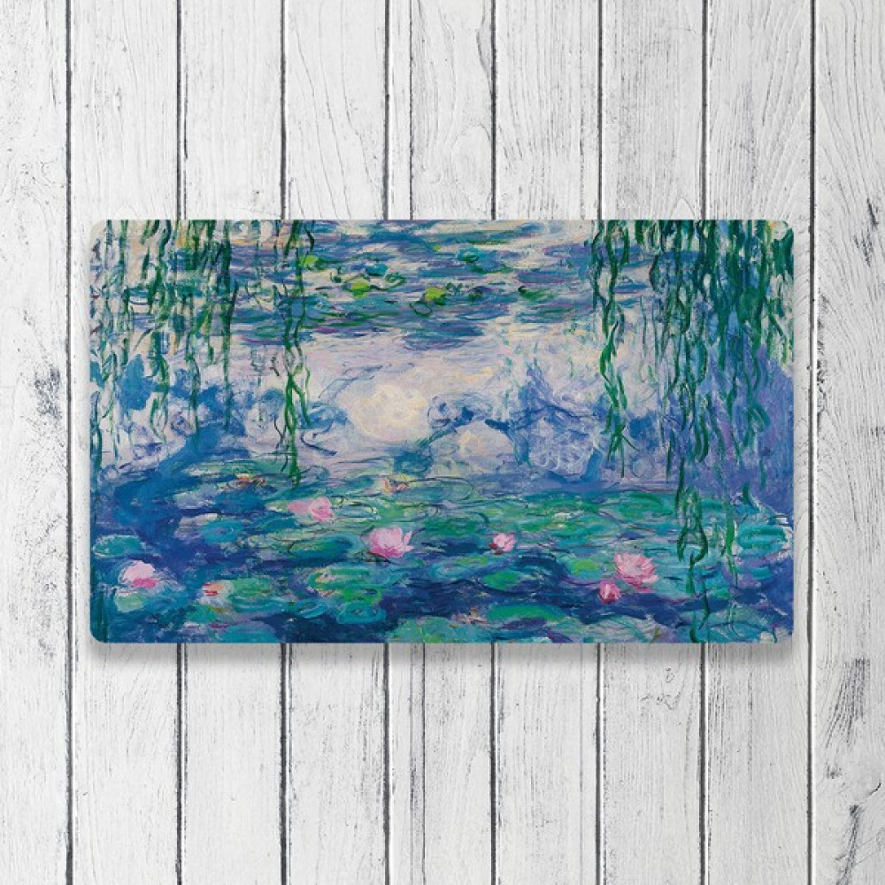 Vagonik Monet Nilüferler Dijital Baskılı 50X70CM Dekoratif Çok Amaçlı Iç ve Dış Kapı Paspası - 50 x 70 cm - Renkli Paspas Fiyatı