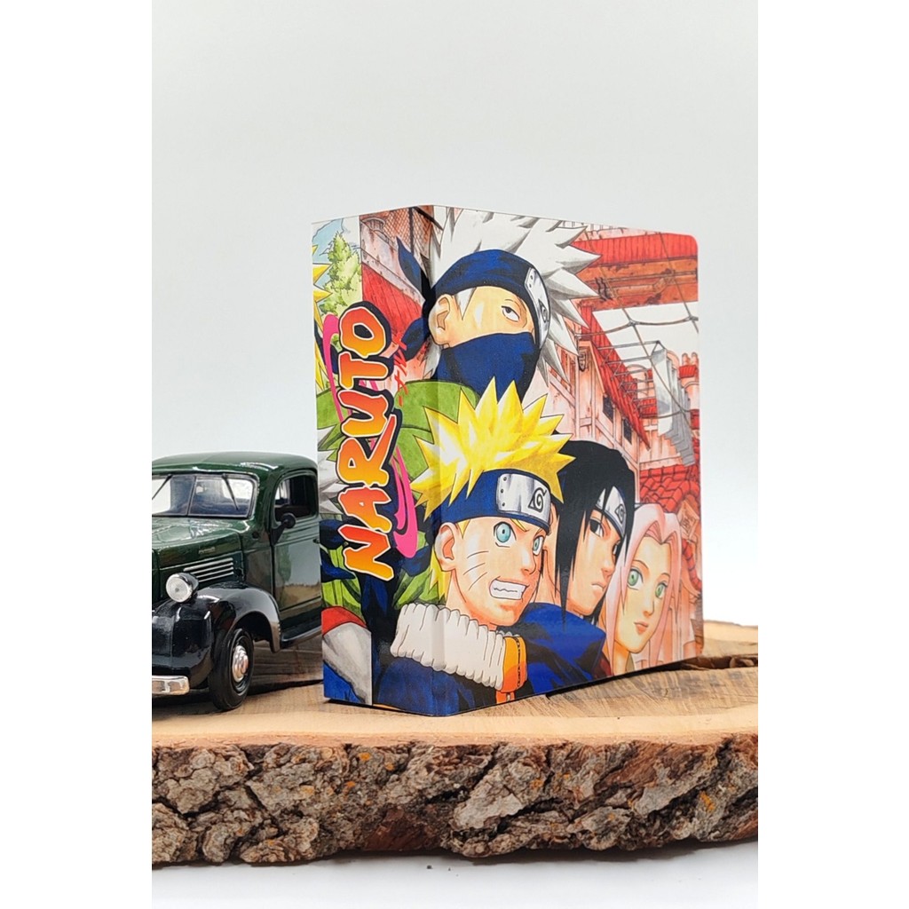 Vagonik Naruto Temalı Ahşap Dekoratif Kumbara Parabox - Renkli Kumbara Fiyatı