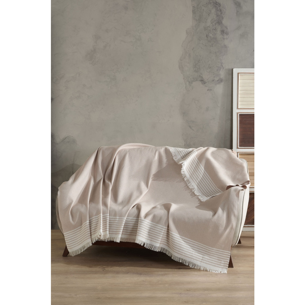 Vagonik Royal 170 X 210 Cm Çekyat Koltuk Kanepe Örtüsü - Bej Koltuk & Kanepe Örtüsü Fiyatı