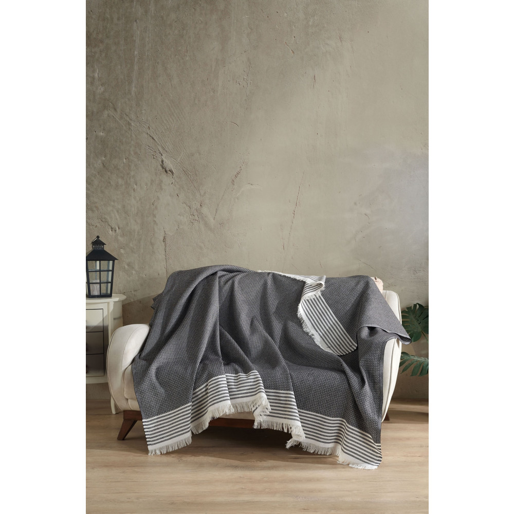 Vagonik Royal 170 X 210 Cm Çekyat Koltuk Kanepe Örtüsü - Siyah Koltuk & Kanepe Örtüsü Fiyatı