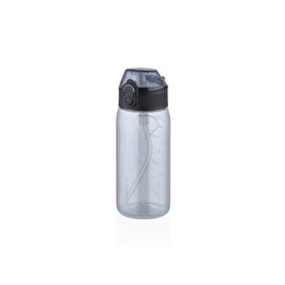 Vagonlife 450ml Yeni Koleksiyon Mini Boy Şeffaf Gövdeli Pipetli (isırılmaz) Tritan Su Matarası Gri Diğer Fiyatı