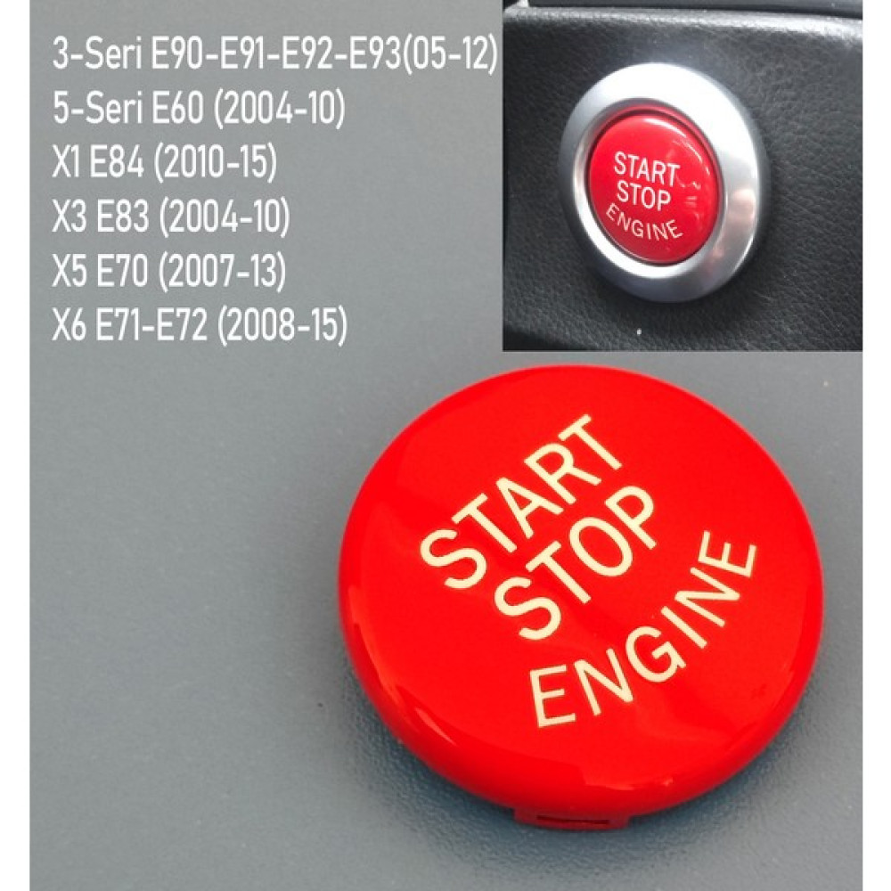 Vagparts Bmw E90 Start Stop Tuş Kapağı 316I 318I 320I 320D - 1 - Kırmızı Oto Boyaları Fiyatı
