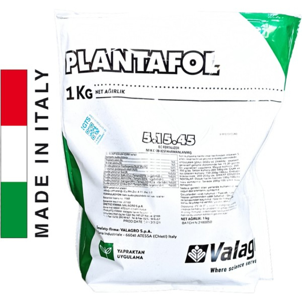 Valagro Plantafol 5-15-45 Gübre Fiyatı